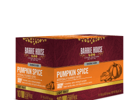 Barrie House Pumpkin Spice Light Roast Coffee Pods 10ct