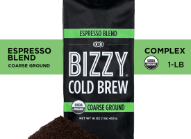 Bizzy Coffee Cold Brew Espresso Medium Dark Roast