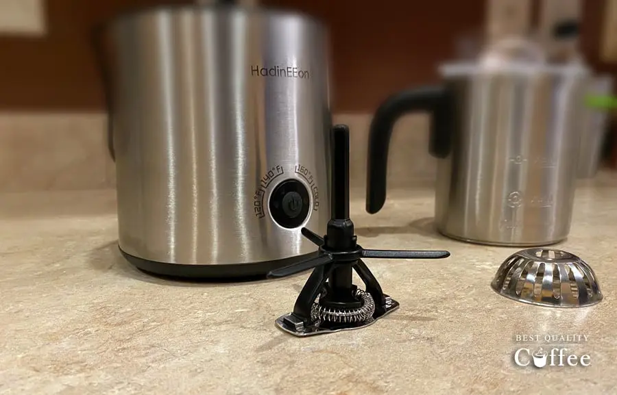 HadinEEon Milk Frother Review - Frothing at its Finest - Best Quality Coffee