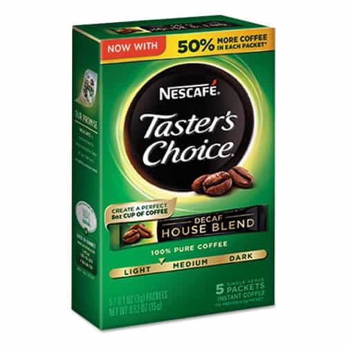 Nestle Taster's Choice Decaf House Blend Instant Coffee, 0.1oz Stick,