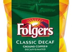 Folgers Ground Coffee, Fraction Pack, Classic Roast Decaf, 1.5oz,