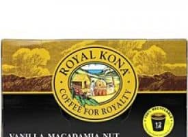 Vanilla Macadamia 10% Kona Blend Single Serve Coffee Pods