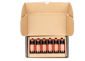 Build a Box / 12 2oz Bottles / Makes 12-16 Cups - All Extra Caf (12 Extra Caf)