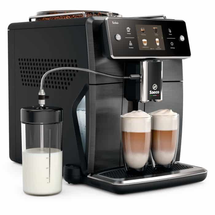 Saeco Xelsis SM7684 Superautomatic Espresso Machine - Titanium - Certified Refurbished