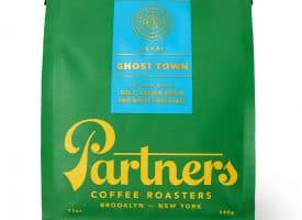 Partners Coffee Decaf Ghost Town Medium Roast 12 oz