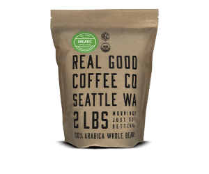 Real Good Coffee Company Organic Dark Roast Whole Bean