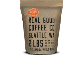 Real Good Coffee Company Light Roast Whole Bean