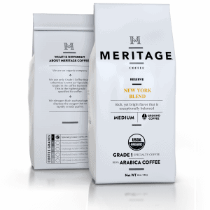 Meritage Coffee Organic New York Blend Reserve Medium Roast