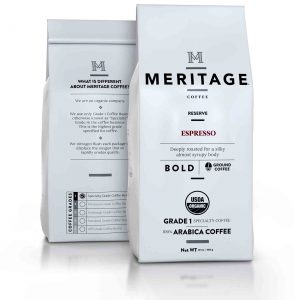 Meritage Coffee Organic Medium Roast Espresso