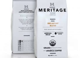 Meritage Coffee Organic Breakfast Blend Medium Roast