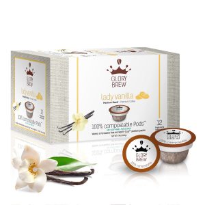 Glorybrew Keurig Compatible - BPI Certified Compostable - Lady Vanilla (12ct)