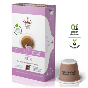 Glorybrew Nespresso Compatible - 100% Compostable - Duchess Decaf