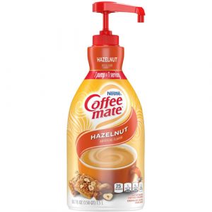 Coffee-Mate® Liquid Coffee Creamer, Hazelnut, 1.5 Liter Pump