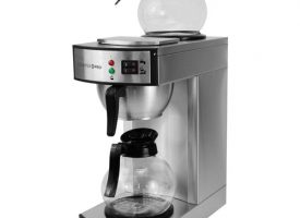 CoffeePro Twin Warmer Institutional Coffee Maker, Stainless Steel