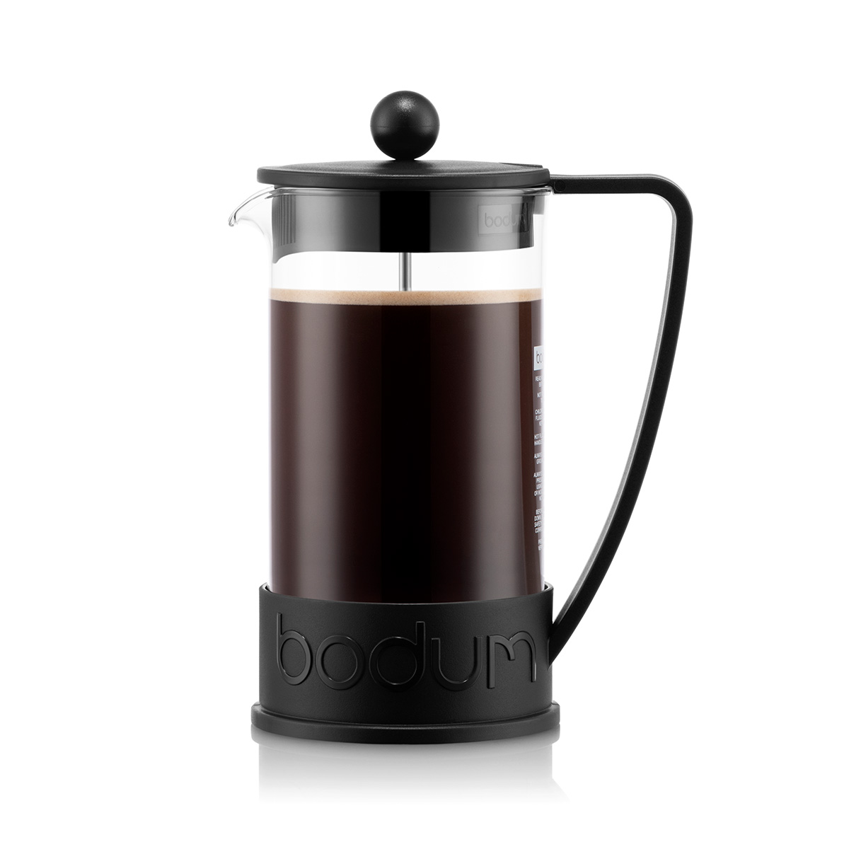 Bodum BRAZIL French Press coffee maker, 8 cup, 1.0 l, 34 oz Black