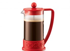 Bodum BRAZIL French Press coffee maker, 3 cup, 0.35 l, 12 oz Red