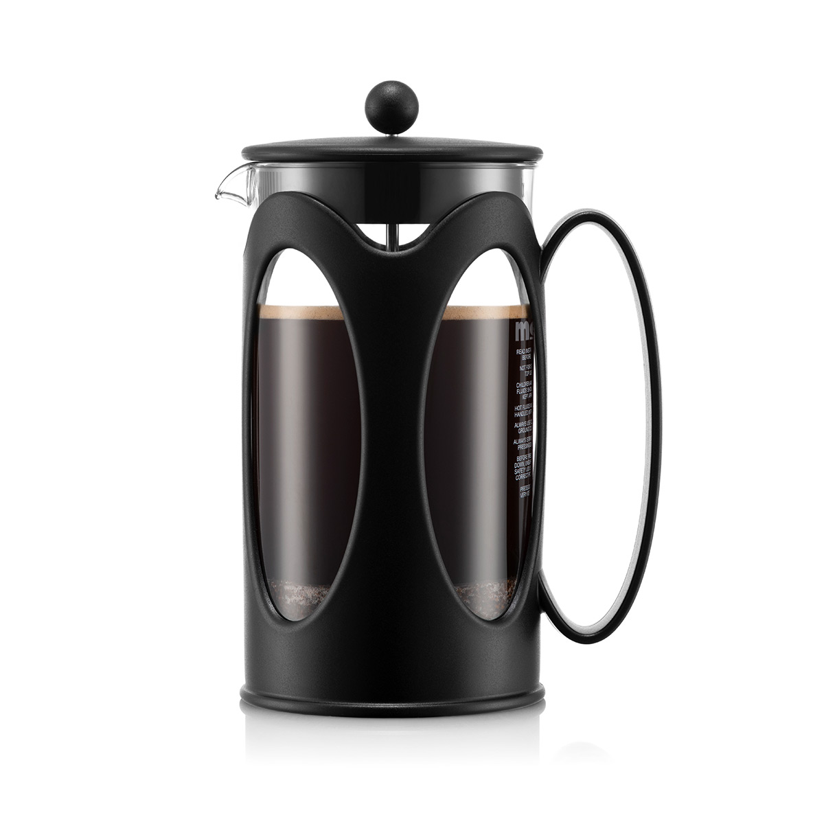 Bodum KENYA Coffee maker, 8 cup, 1.0 l, 34 oz Black Best Quality Coffee