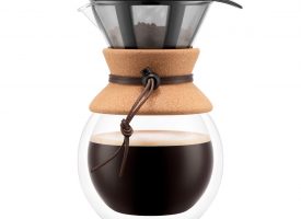 Bodum POUROVER Coffee Maker 8 cup, double wall Cork