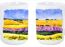 6053CM15 Landscape Dishwasher Safe Microwavable Ceramic Coffee Mug