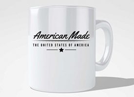 CMG11-IGC-AMER2 11 oz American Made USA Coffee Mug - White