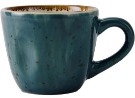 Tuxton GGE-085 3 oz Geode Azure Espresso Cup, Blue