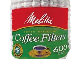 MLA631132 Super Premium Basket-Style Coffee Filter - White, 600 Count