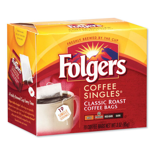 Folgers Coffee Filter Packs, Classic Roast, 0.16 oz, 19/Pack - Best ...