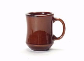 BAM-0806 8 oz. Coffee Princess Mug - Caramel - 2 Dozen