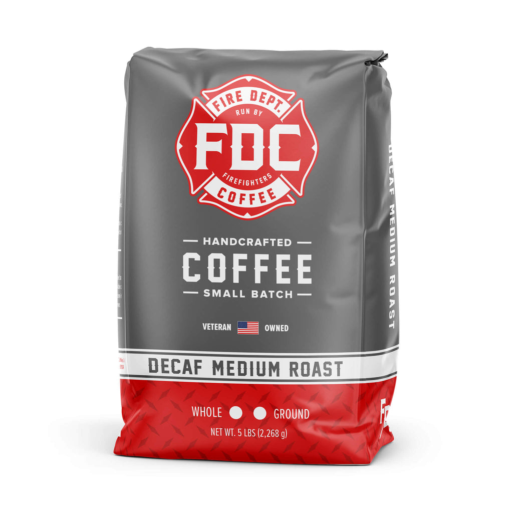 Fire Department Coffee Brazilian Decaf Medium Roast - Best Quality Coffee