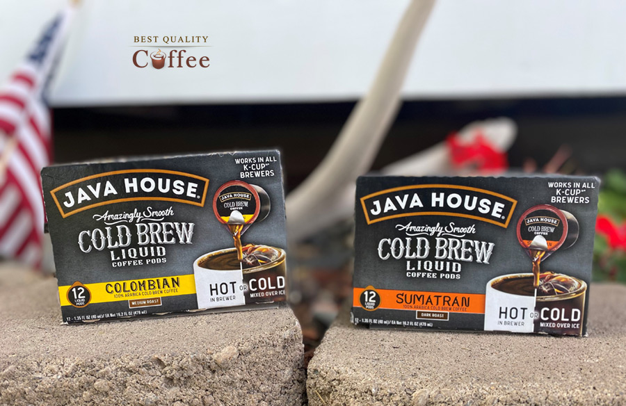 Java House Cold Brew Coffee Concentrate Single Serve Liquid Pods