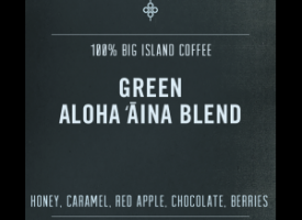 Aloha Aina, Green Hawaiian Coffee Blend - 2-5 lb