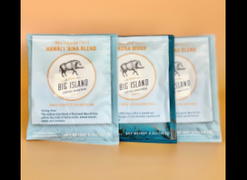 3 x Hawaii & Kona Coffee Singles