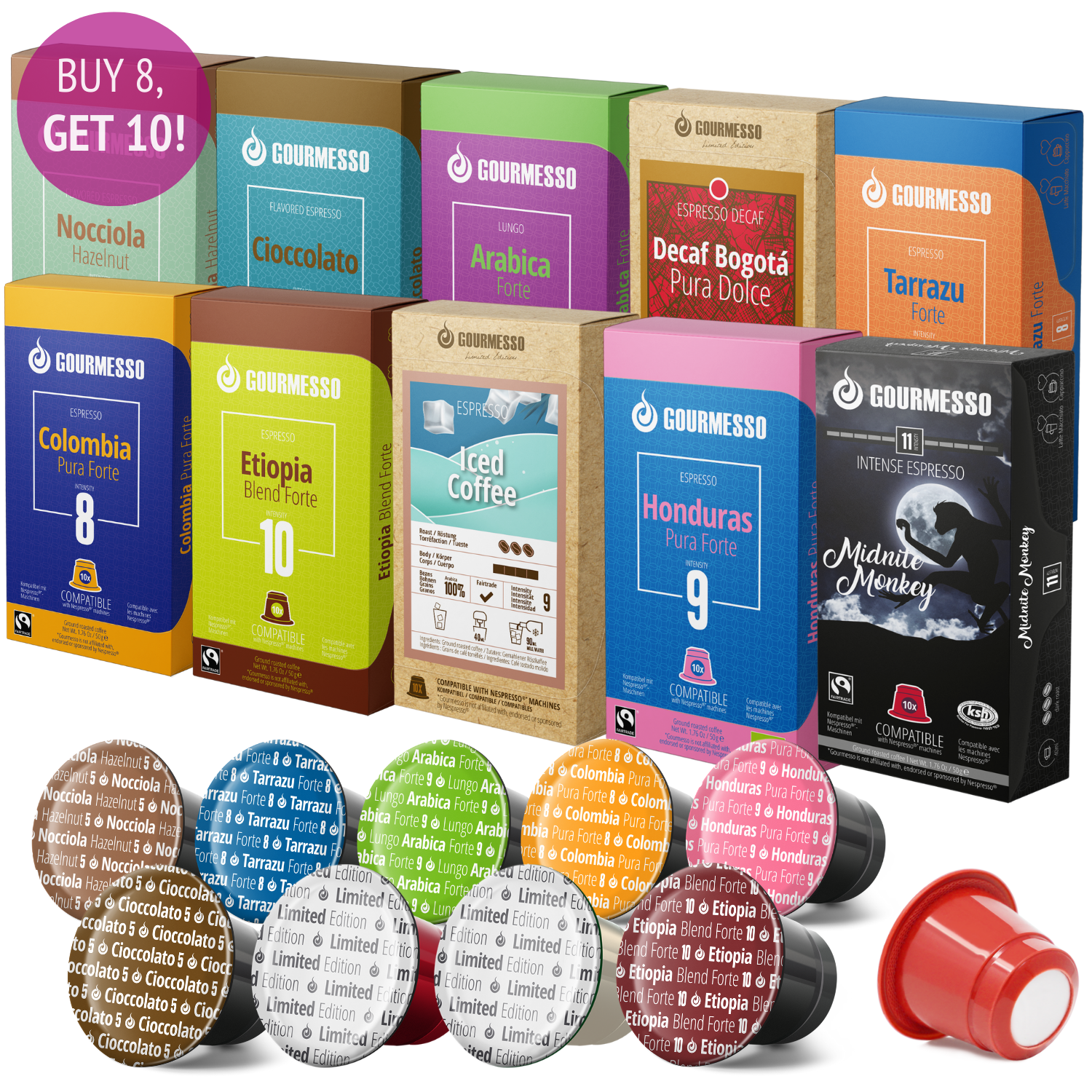 New Customer Special - Buy 8-Get 10 ($.41/pod)