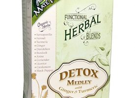 230021 Functional Herbal Tea Blends Detox Medley with Ginger & Turmeric - 20 Tea Bags