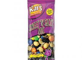 Advantus SN08387 Nuts Caddy Sweet `N Salty Mix 2 oz Packets 24 Packets/Caddy