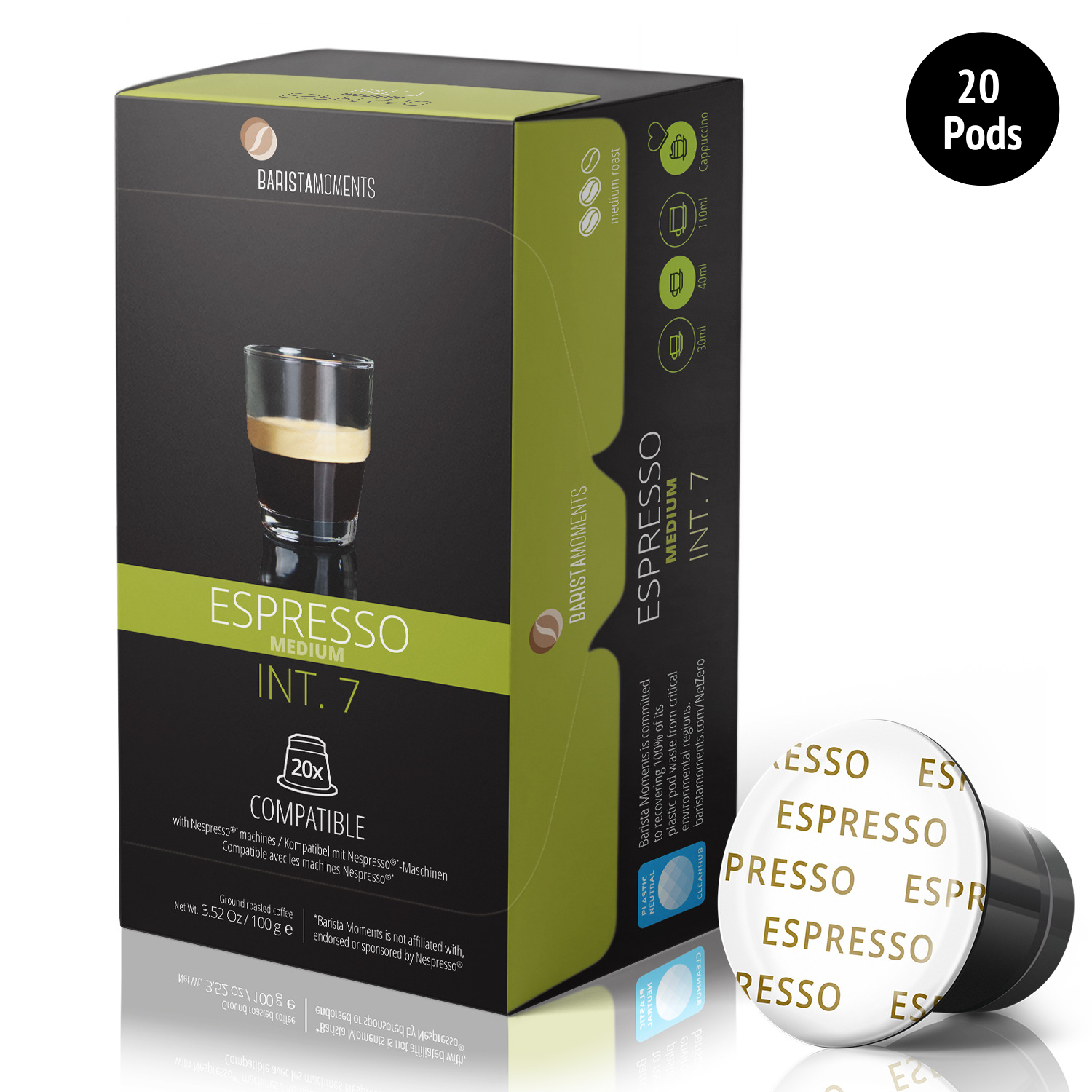 Barista Moments - Espresso Medium - 20 Pods