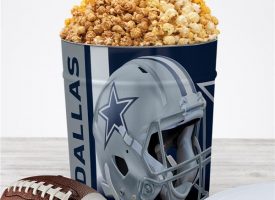 Dallas Cowboys Popcorn Tin