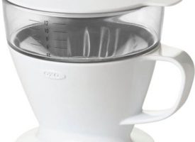 OXO - Brew Pour Over Coffee Maker with Water Tank - White