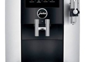 Jura - S8 Espresso Machine with 15 bars of pressure and Milk Frother - Moonlight Silver