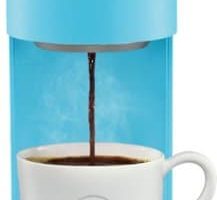 Keurig - K-Mini Plus Single Serve K-Cup Pod Coffee Maker - Cool Aqua