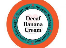 Smart Sips Decaf Banana Cream Coffee for All Keurig K-cup Machines, 24 Count