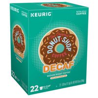 99119 Medium Roast Donut Shop Decaf Coffee K-Cups