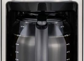 Mr. Coffee - 12-Cup Coffee Maker with Rapid Brew System - Stainless Steel