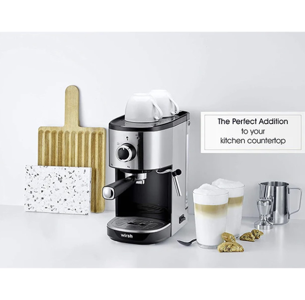 Wirsh Espresso Machine 15 Bar Espresso Maker Best Quality Coffee