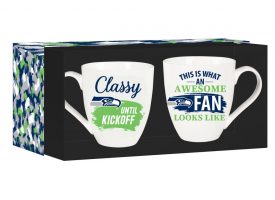 194629612 17 oz Ceramic Set with Gift Box Seattle Seahawks Coffee Mug - 2 Piece