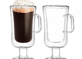 Godinger Double Walled Irish Coffee Mug, Set of 2