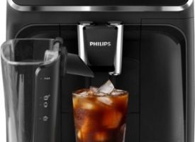 Philips 3200 Series Fully Automatic Espresso Machine with LatteGo and Iced Coffee - Black