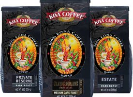 Dark Roast Whole Bean Kona Coffee Tri-Pack