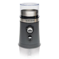 Custom Grind Coffee Grinder, Removable Stainless Steel Chamber, Gray (80396RC)