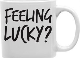 CMG11-IGC-FEELING Feeling Lucky 11 oz Ceramic Coffee Mug
